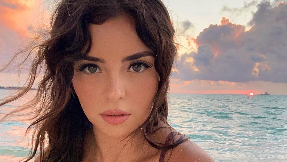 Demi Rose Proves See-Through Dresses Don't Need Bras At Sunset