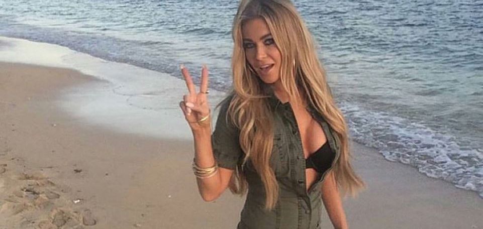 Carmen Electra Stuns With Skimpy Swimsuit Pictures On Instagram For  Birthday!