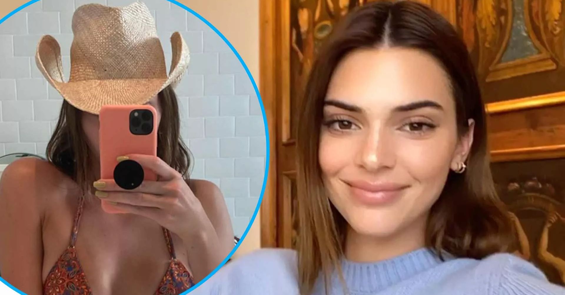 Kendall Jenner Saddles Up A Sultry Bikini Cowgirl Selfie - The Blast