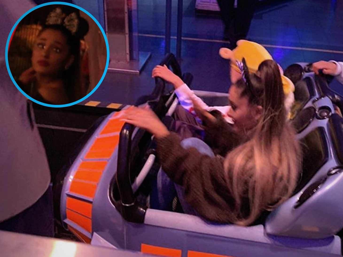 1460px x 1095px - Ariana Grande Celebrates at Disneyland After Smashing ...