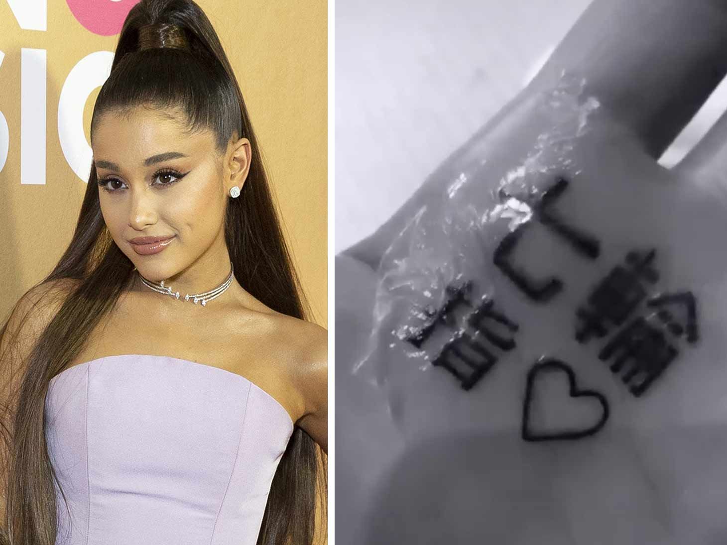 Ariana Grande Tattoo Hand Fix Tattoo Designs Ideas