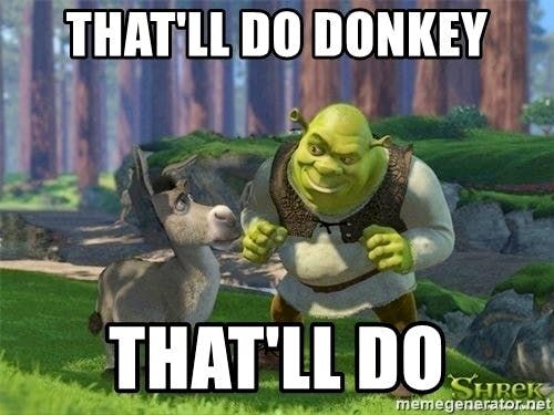 Shrek Donkey Waffles Meme