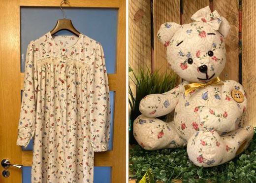 teddy bear loved ones clothes