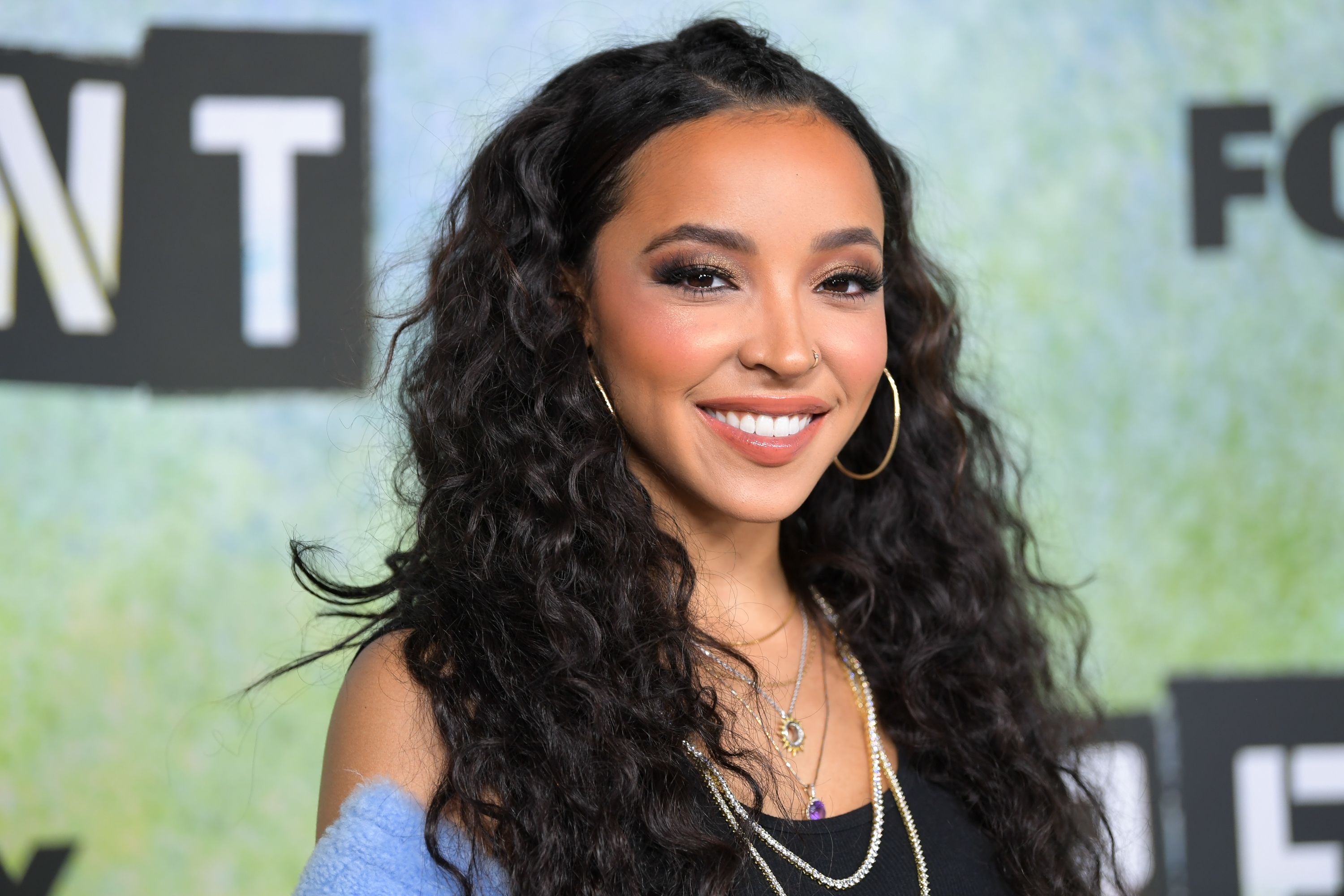 Tinashe attends the press junket for 'RENT' at Fox Studio Lot.