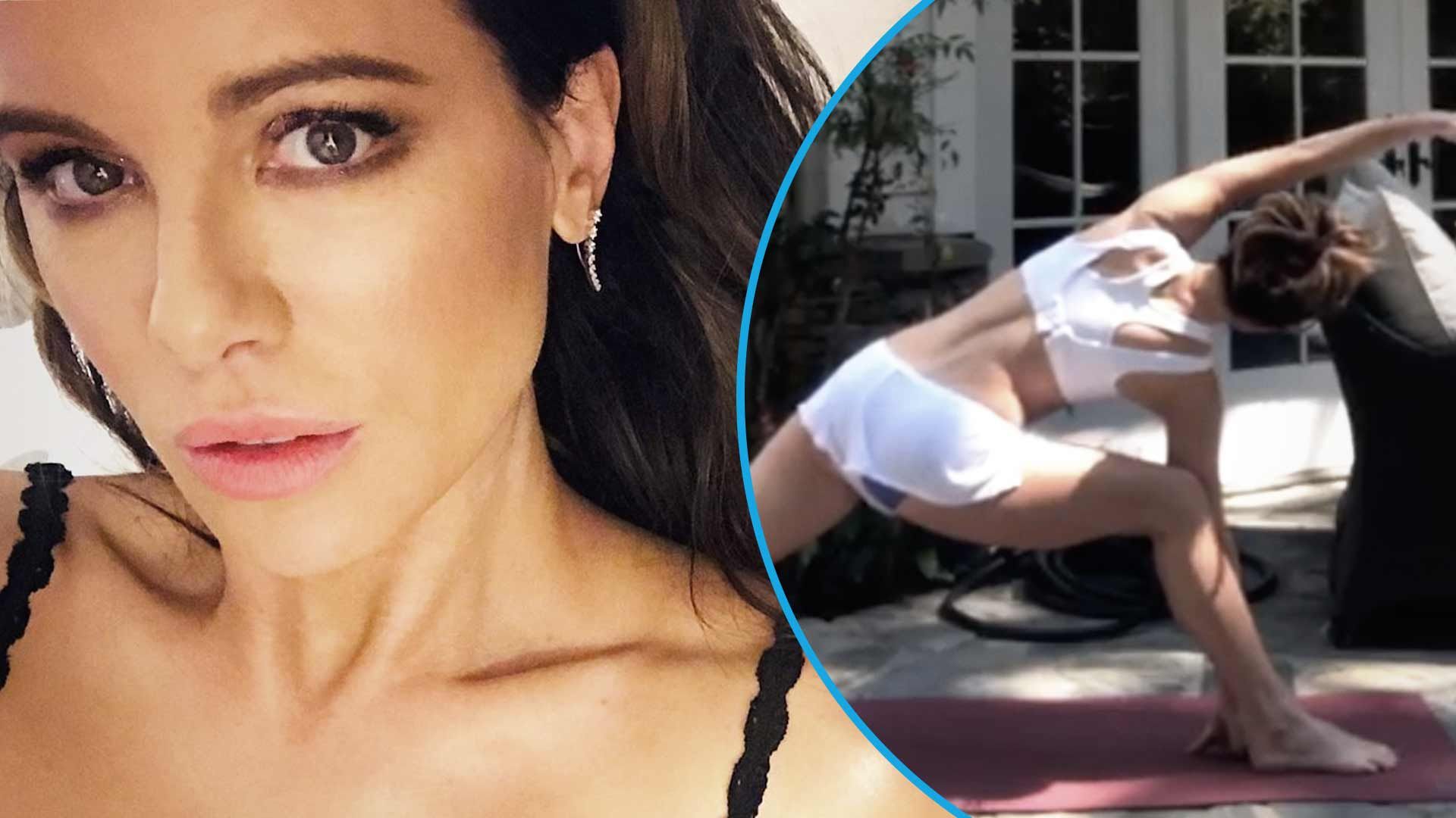 Kate Beckinsale posts hilarious aerobics Video during lockdown