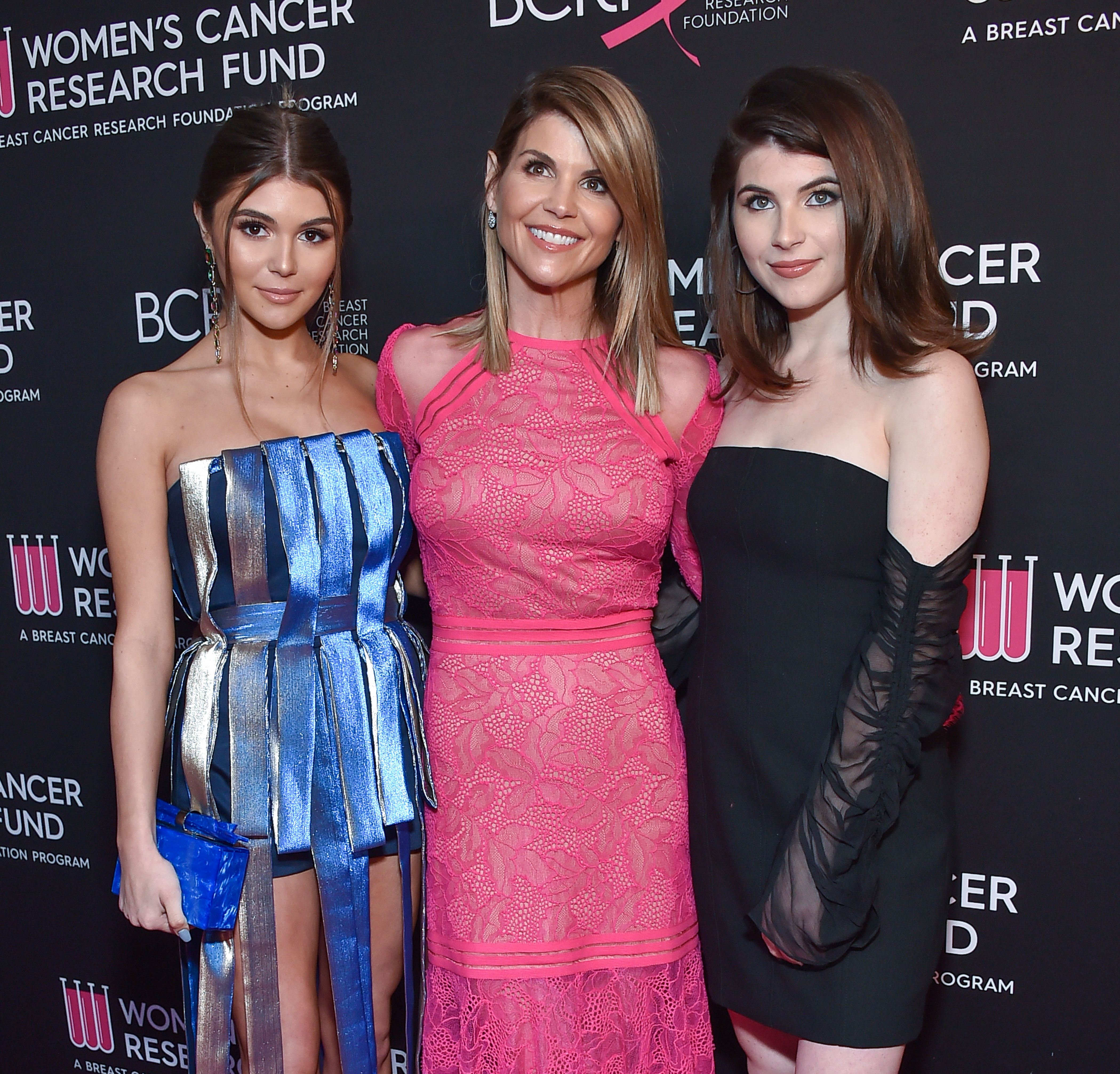 Olivia Jade and sister with their mother