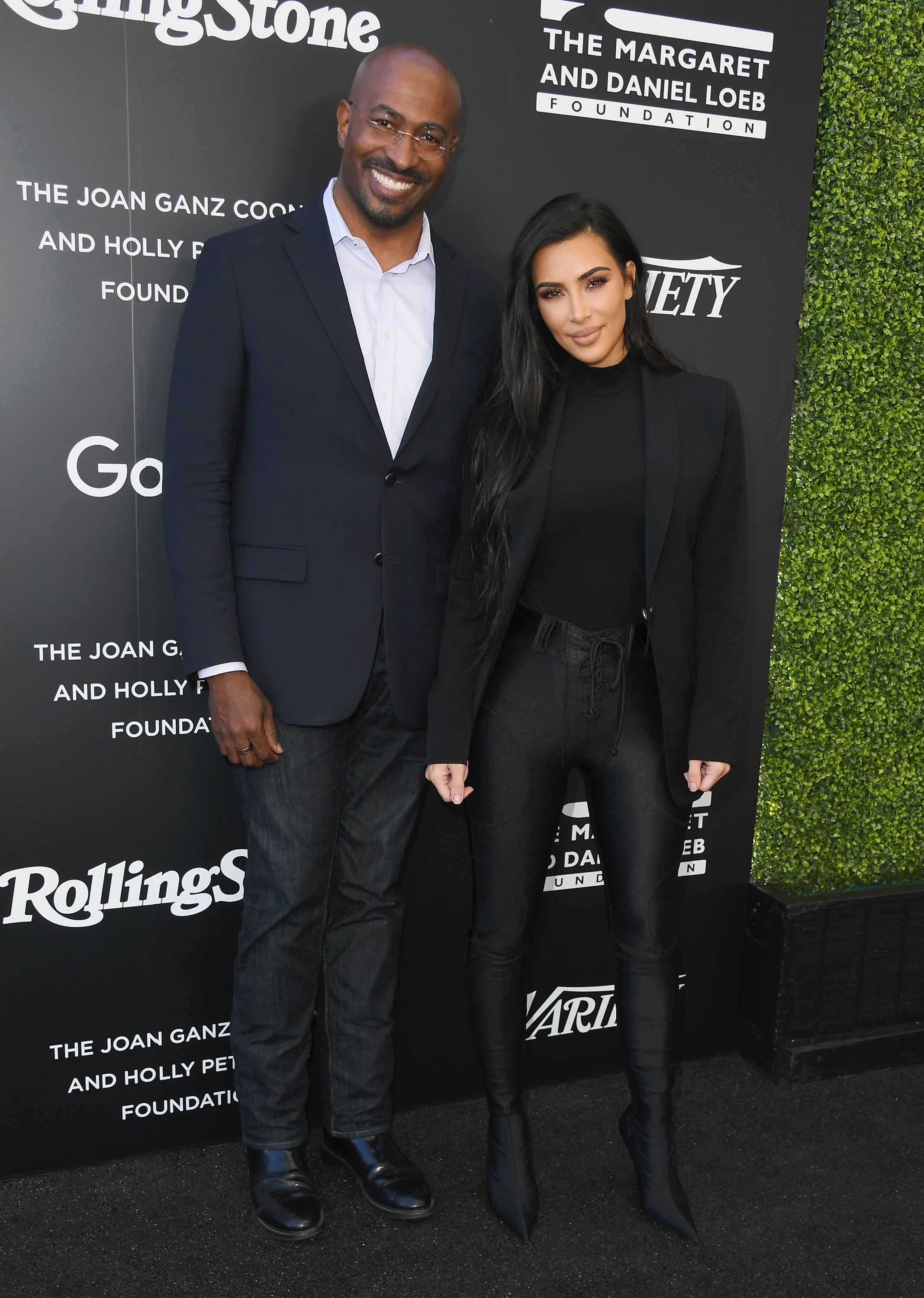 Van Jones and Kim Kardashian attend Variety And Rolling Stone Co-Host 1st Annual Criminal Justice Reform Summit.