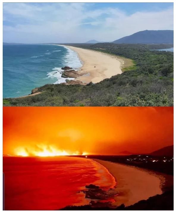 Photos Of Australia Before And After Wildfires Highlight Devastating  Destruction
