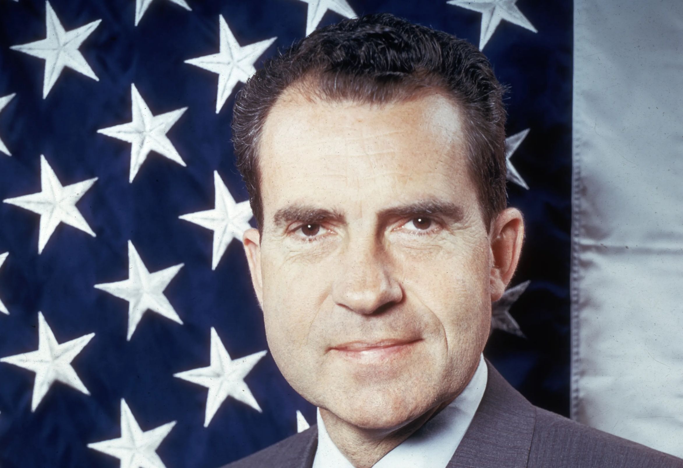 President Richard Nixon poses for a photograph.