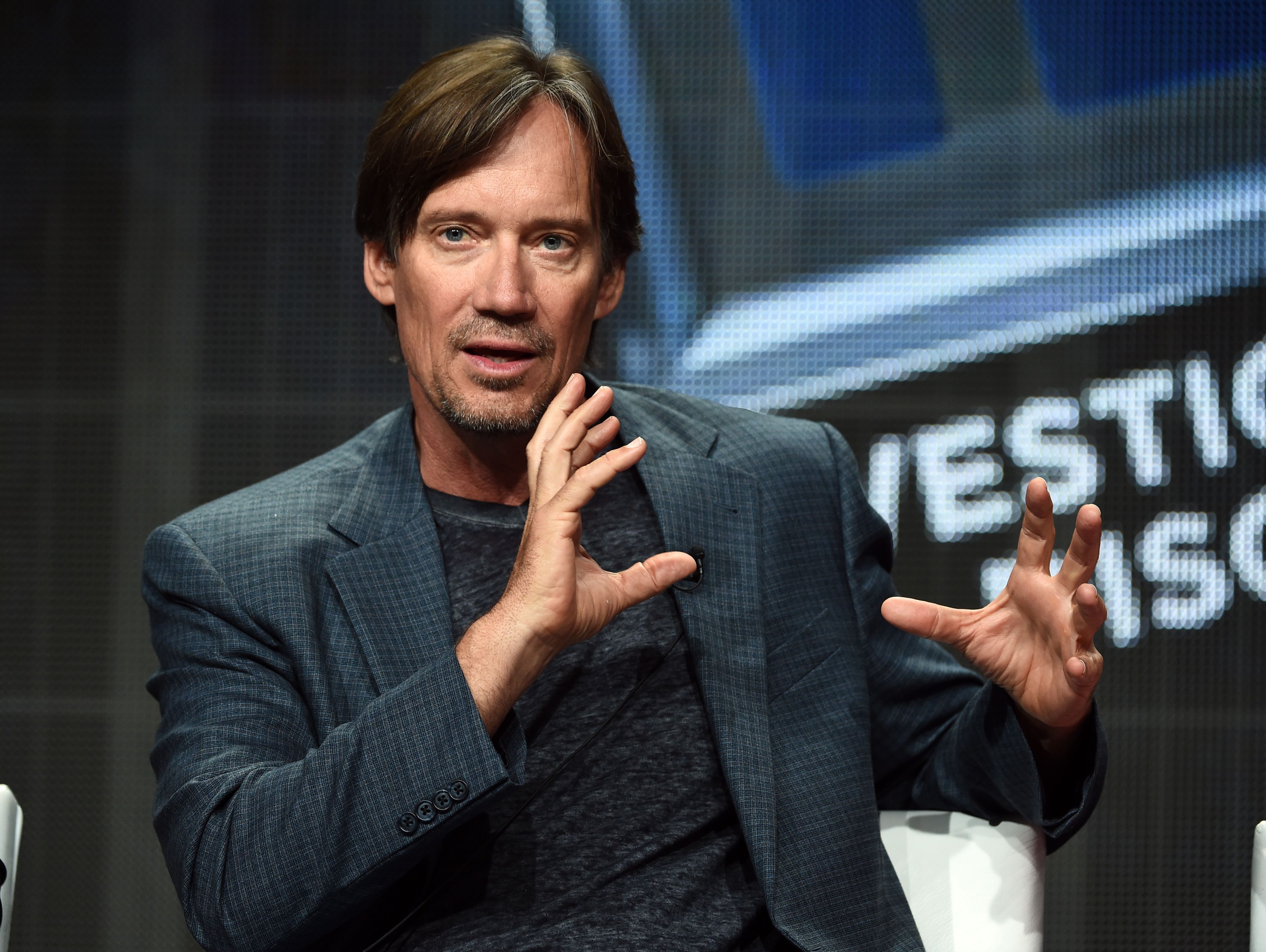 Kevin Sorbo speaks at an event.