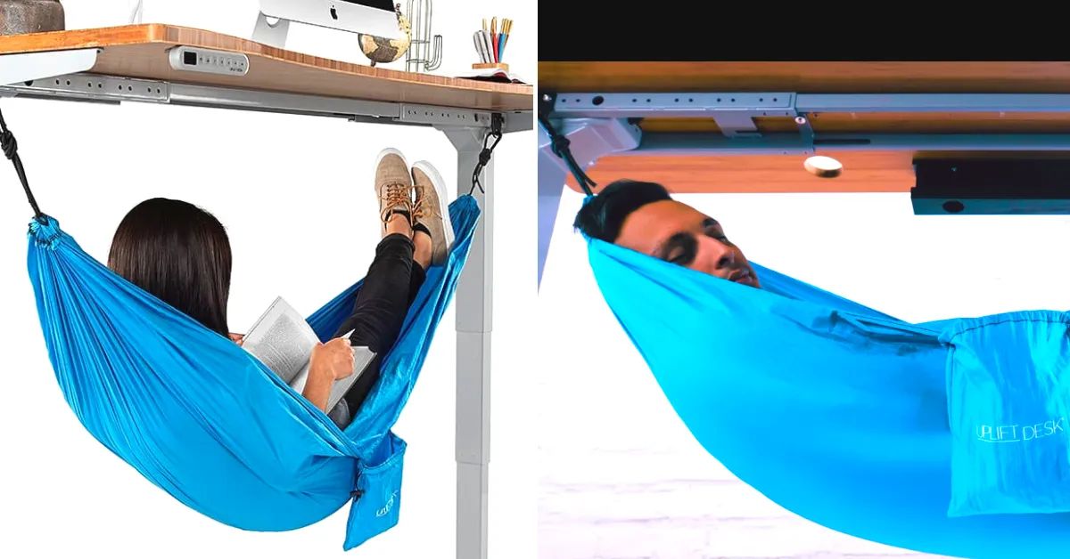 Take The Most Chill Break Ever With These Under Desk Hammocks
