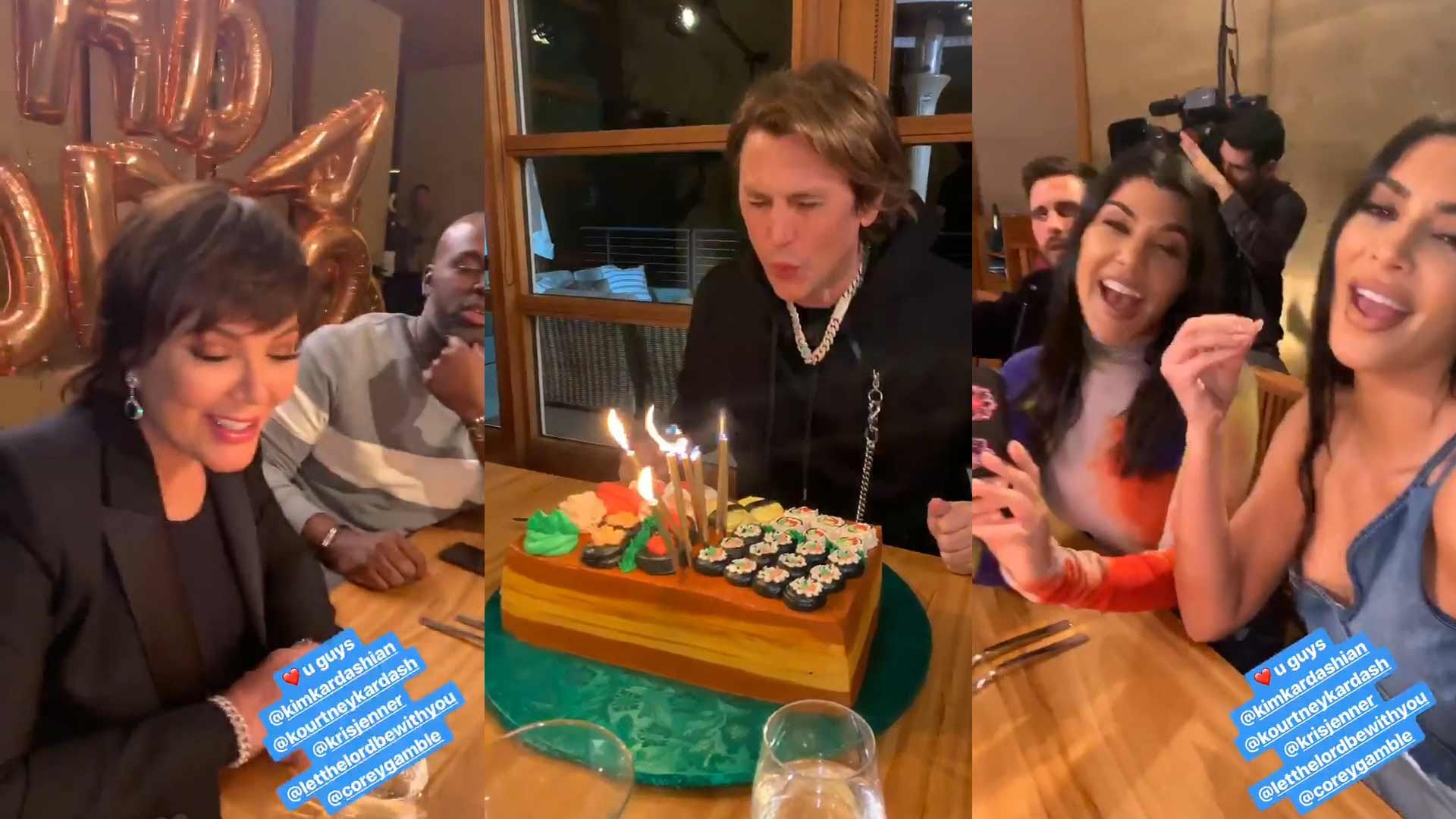 Kim Kris And Kourtney Celebrate Jonathan Cheban S Birthday