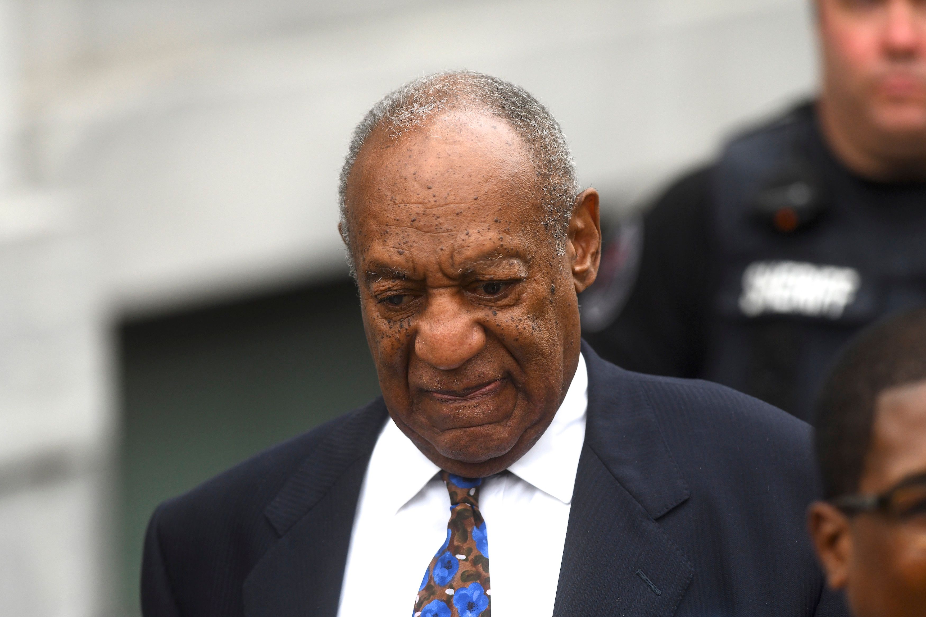 Comedian Bill Cosby walks free after being released from prison.