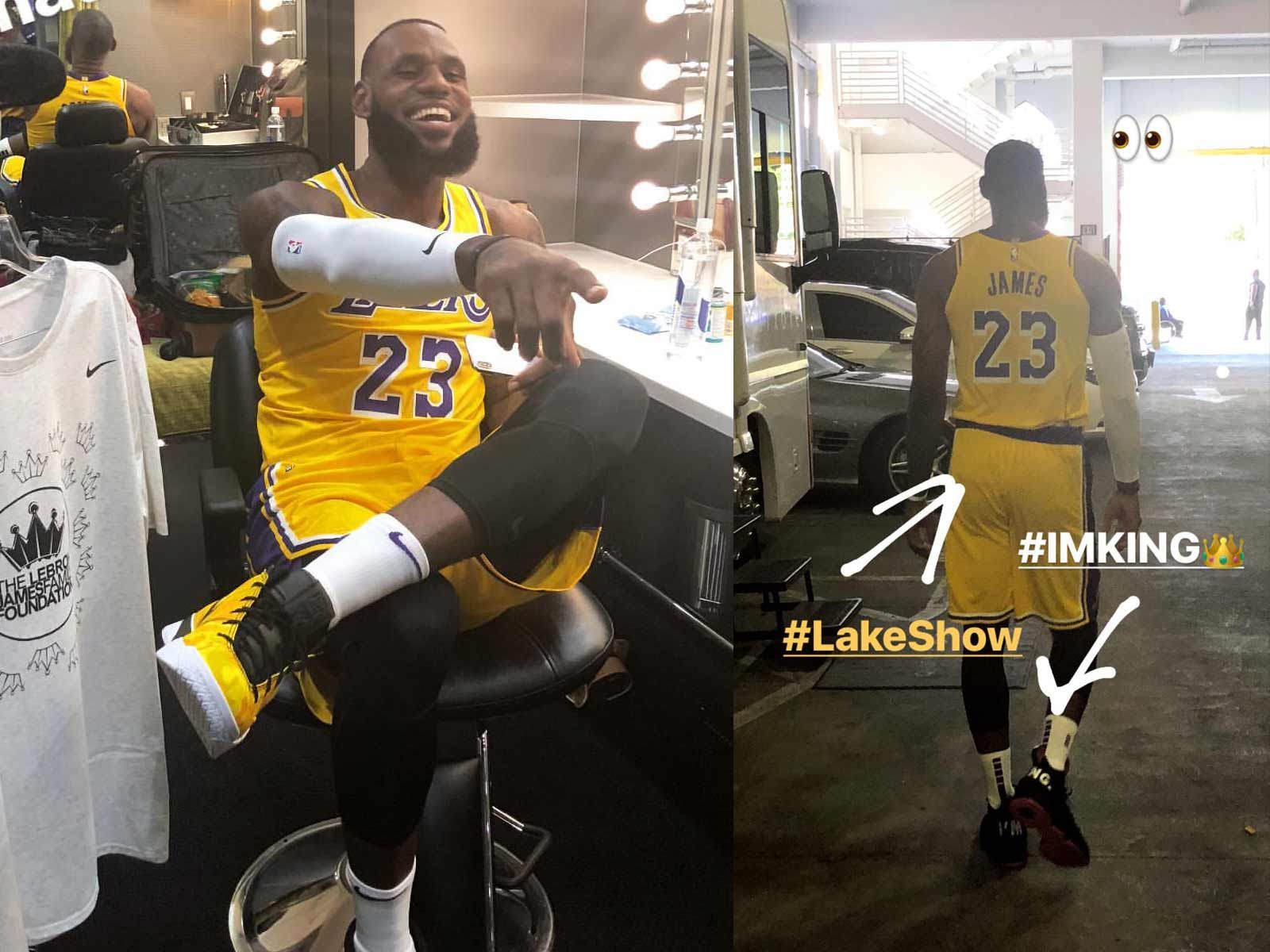 shoes that go with lakers jersey