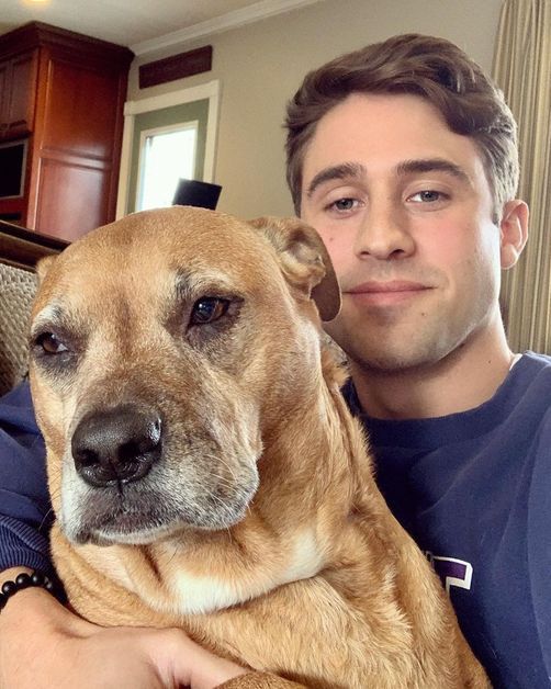 Greg Grippo snaps a selfie with his dog