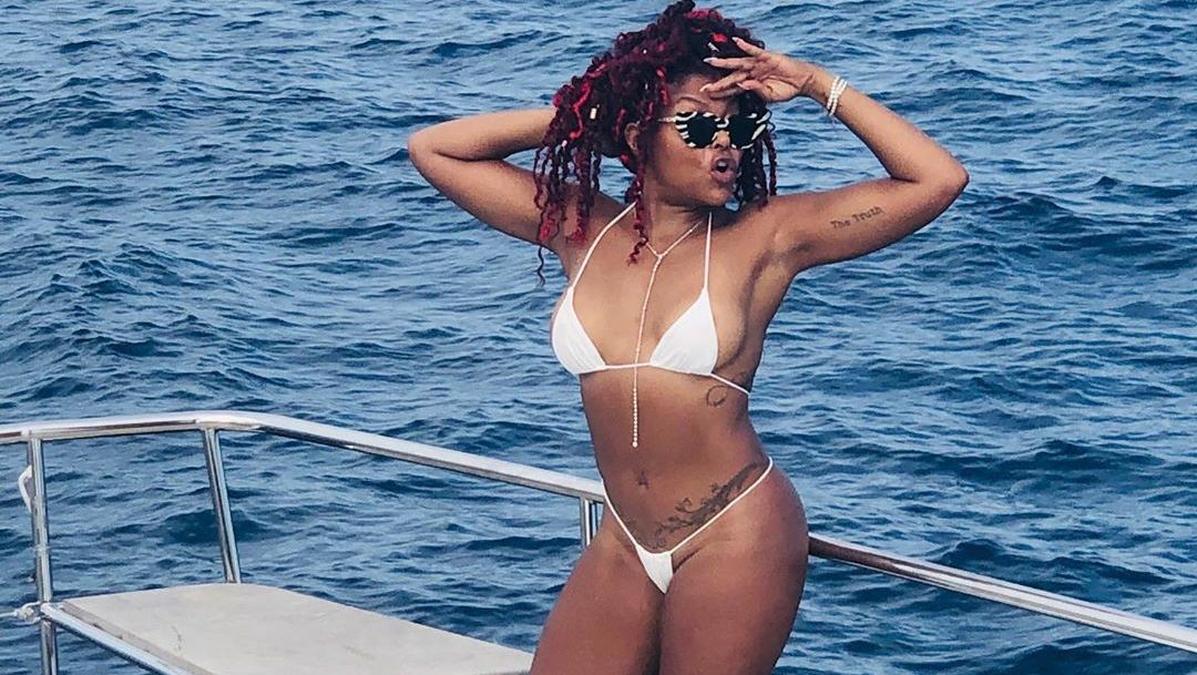 Hot ass on boat Taraji P Henson Strips Down To Hot Thong Bikini Parties On Yacht To Celebrate 50th Birthday The Blast