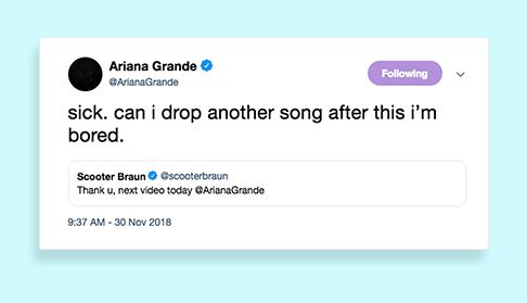 Here Are Ariana Grandes Most Savage Tweets Of 2018