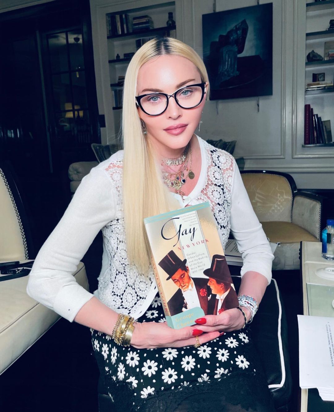 Madonna with a book