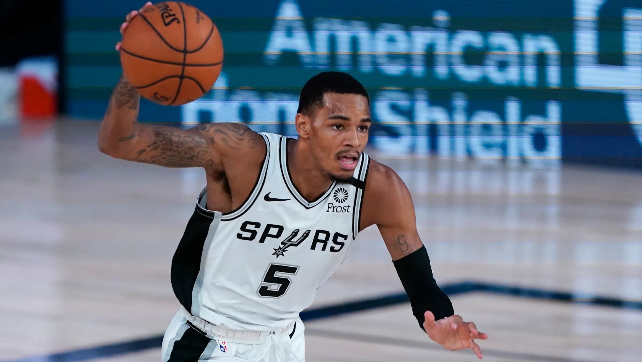 Dejounte Murray making plays for the Spurs