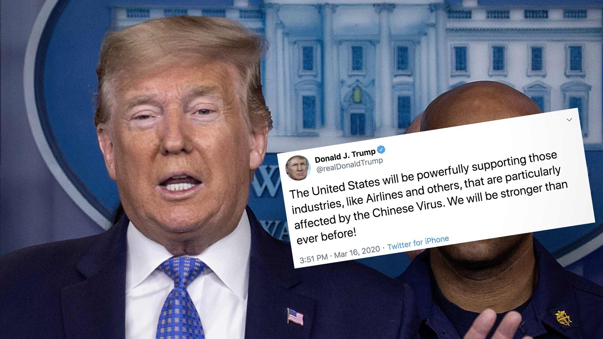 Donald Trump Sparks Outrage After Calling Coronavirus The 'Chinese ...