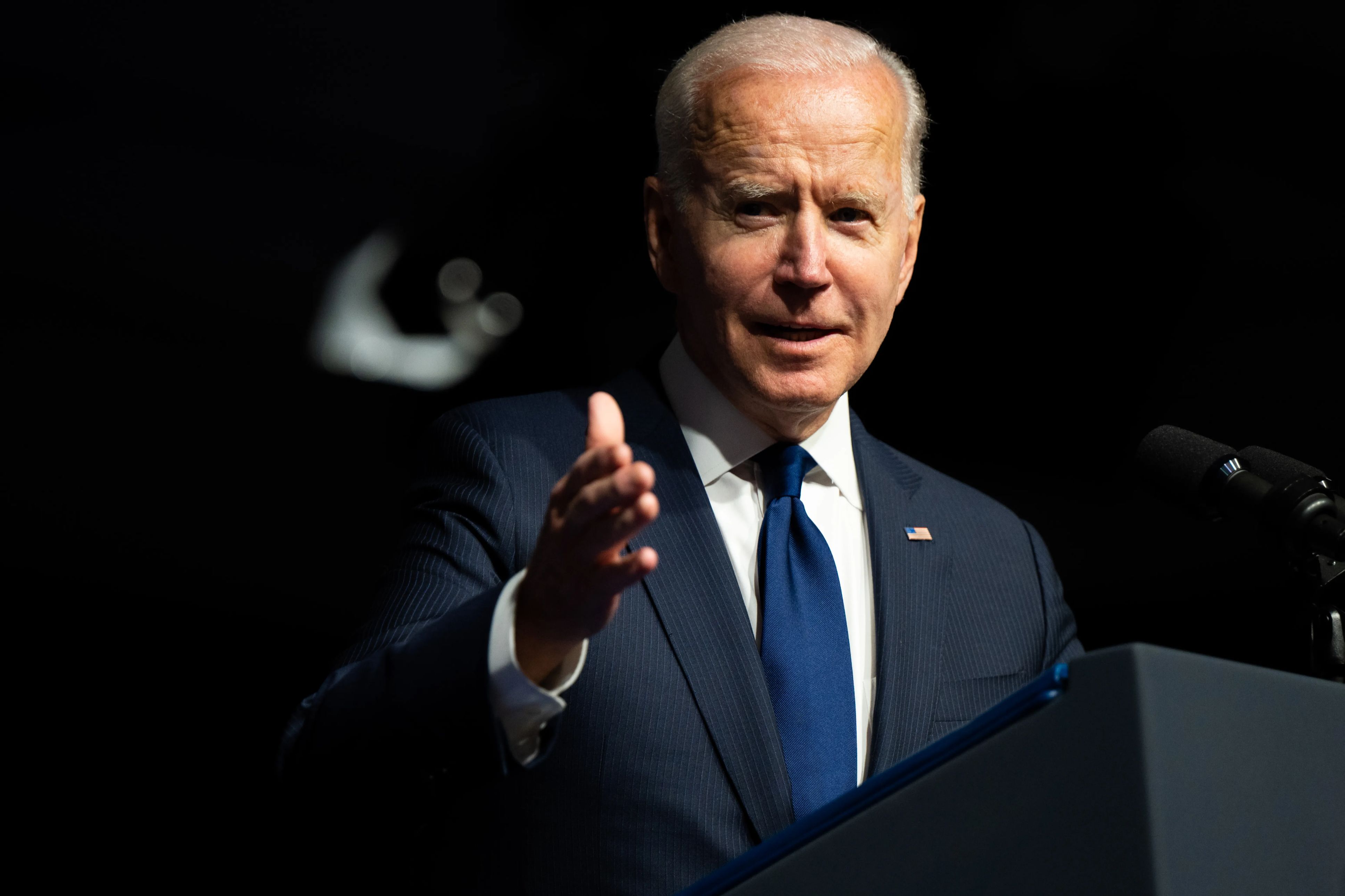 Joe Biden speaks at an event