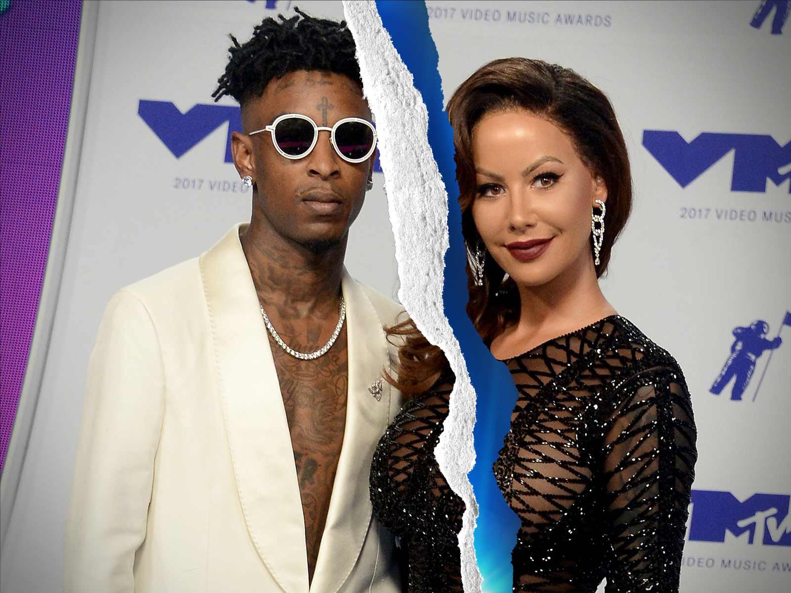 Amber Rose Confirms Split With 21 Savage