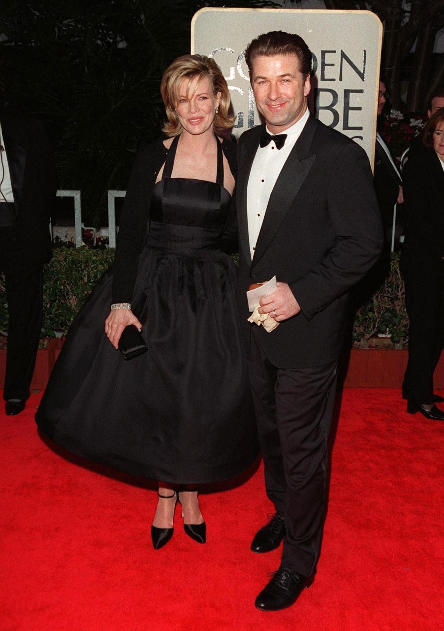 Alec Baldwin and Kim Basinger on the red carpet.