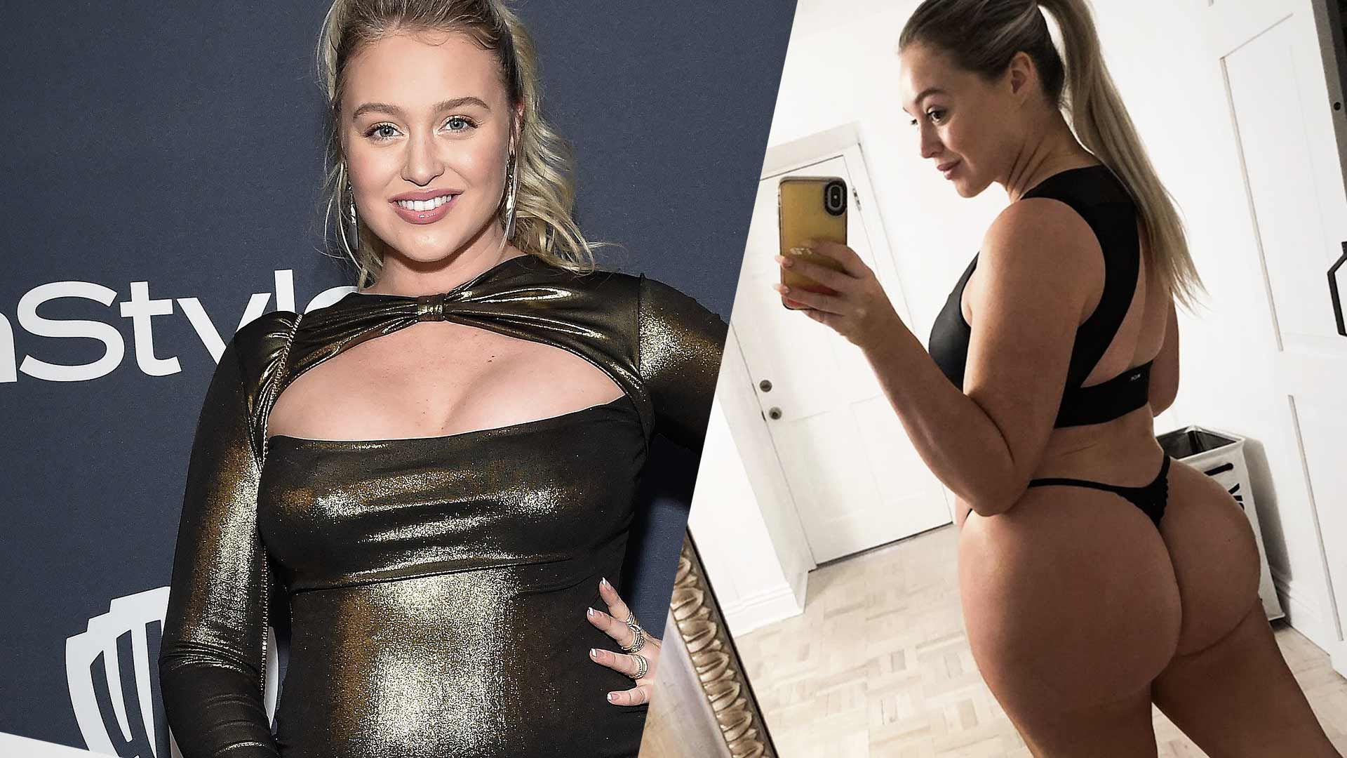 7 Months Pregnant Nude - Model Iskra Lawrence Flaunts Insane Booty In Teeny Thong At 7 Months  Pregnant