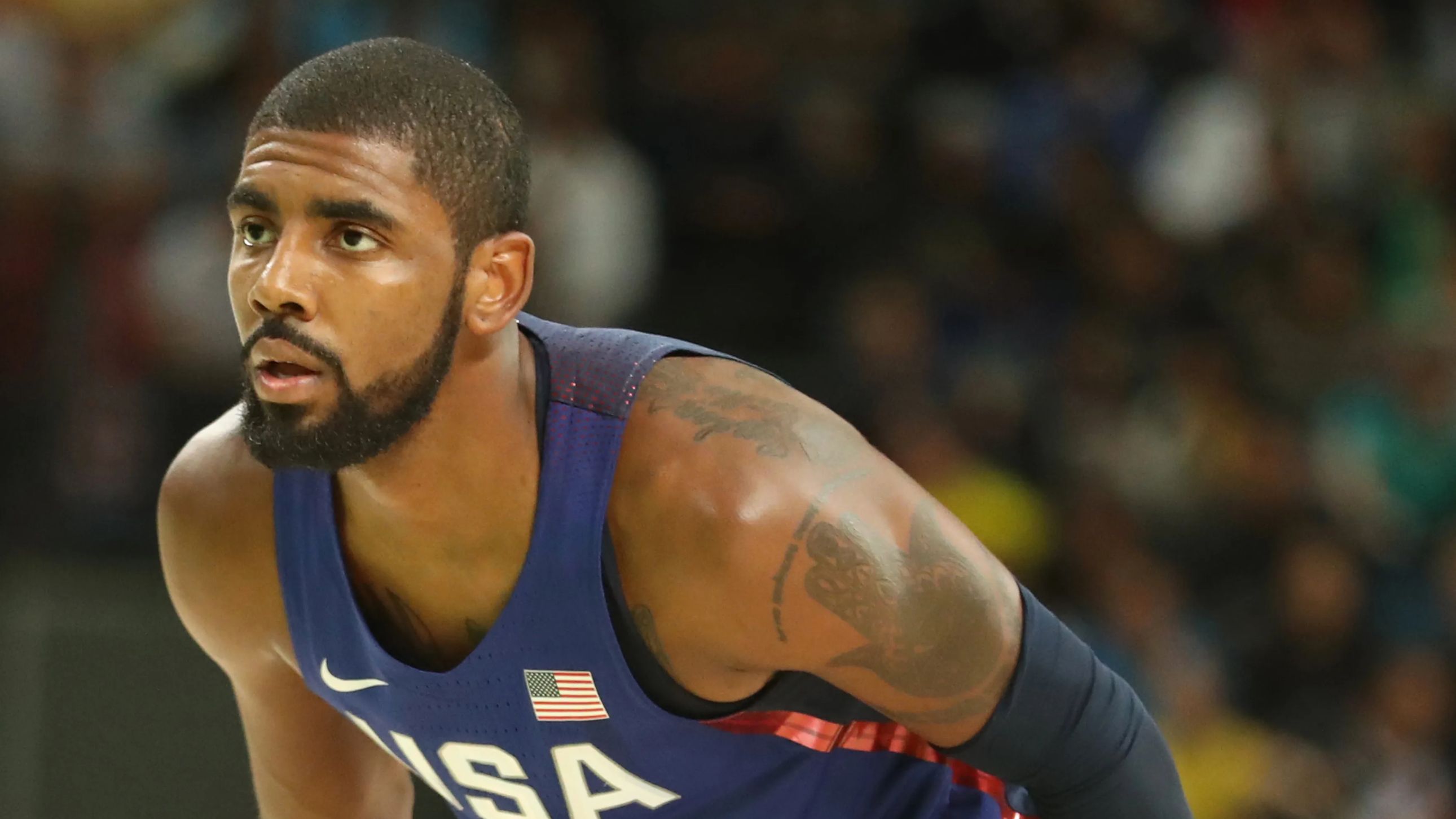 Kyrie Irving playing for the national team