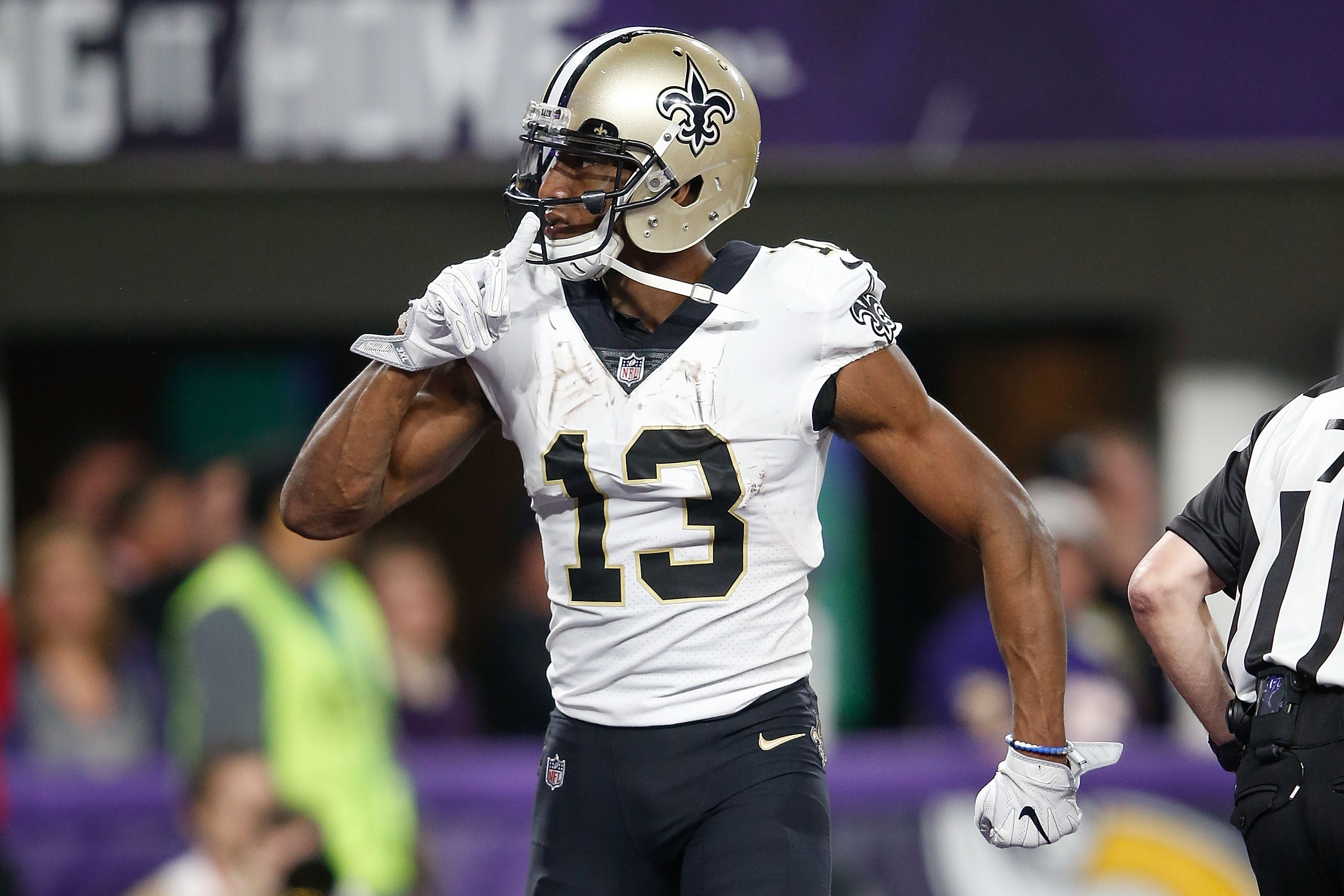 Michael Thomas taunting opposing team's fans
