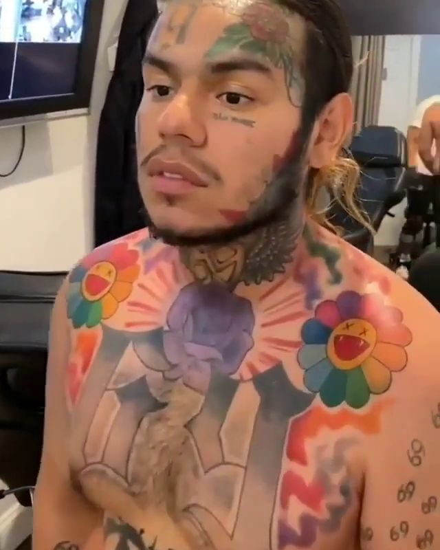How To Draw 6ix9ine Tattoo Obviously After The Trial 6ix9ine Can T Return To The Deli Counter He