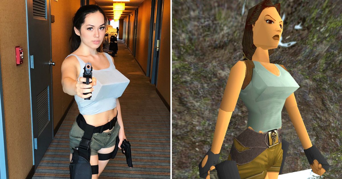 14. 1996 Lara Croft From Lara Croft Tomb Raider Video Game.