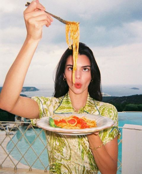 Kendall Jenner Faces Backlash In Poolside Spaghetti Photo