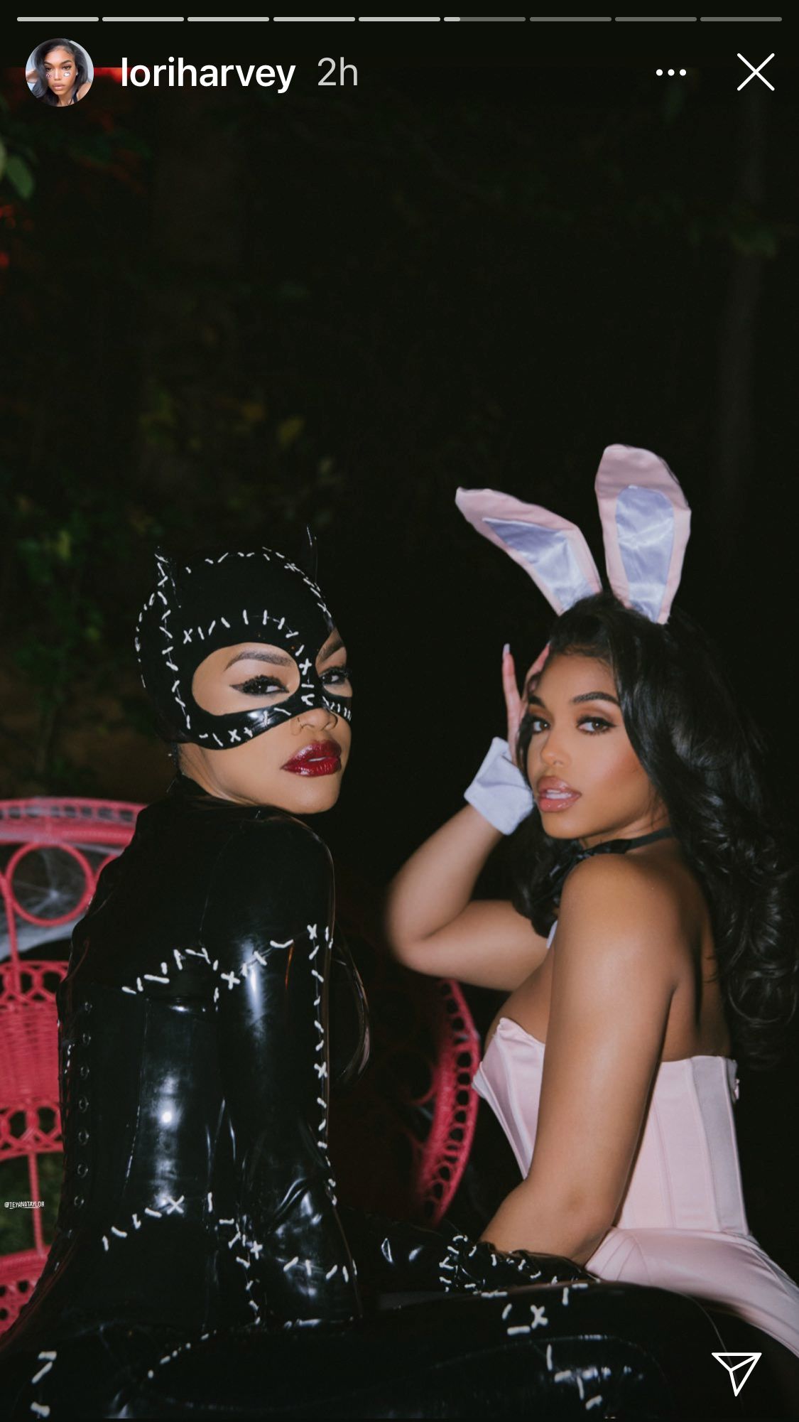 Rapper Futures Ex Girlfriend Lori Harvey Sizzles In Bunny Outfit
