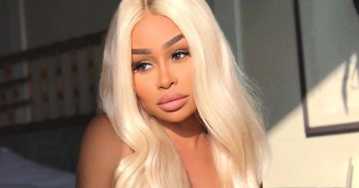Blac Chyna Slips Out Of Her Black Lace Lingerie