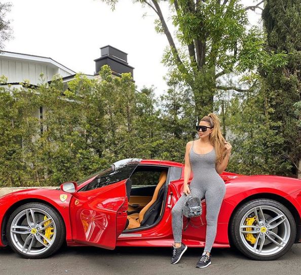 Larsa Pippen Told 'NBA Money Bought That' In Smoking Hot Ferrari Photo