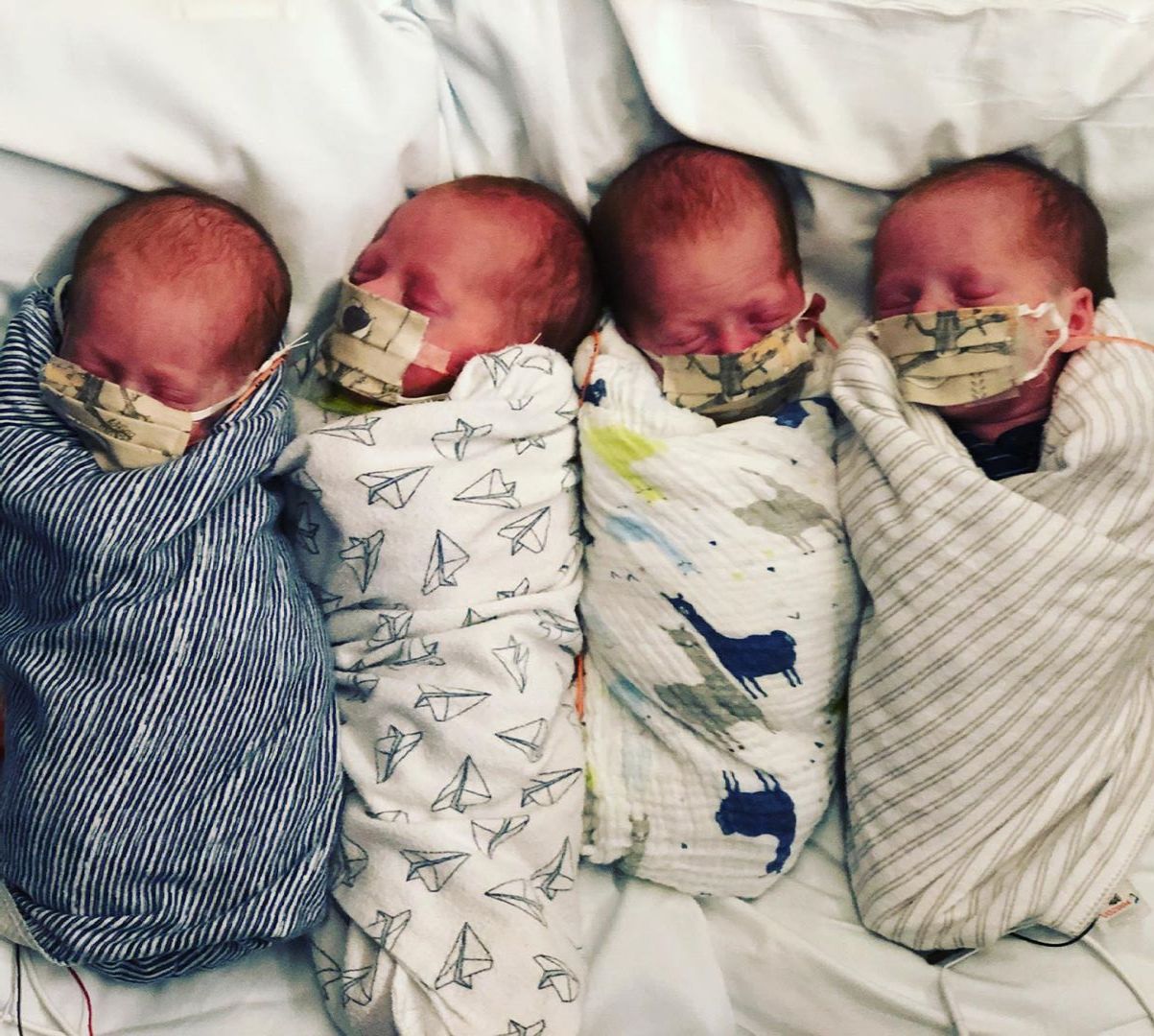 New Mom Gives Birth To Identical Quadruplets During Pandemic