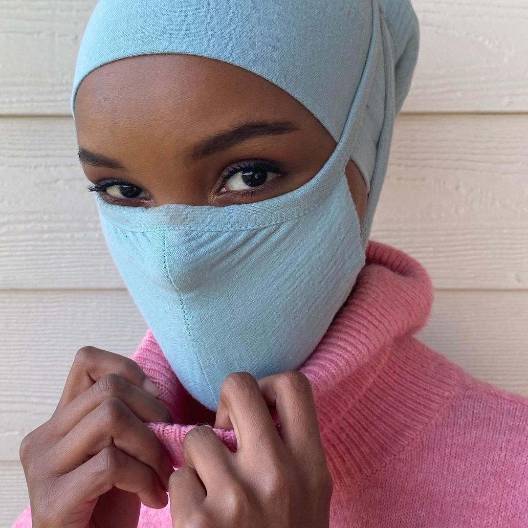 Model Creates Inclusive Line Of Hijab  Friendly Face  Mask  