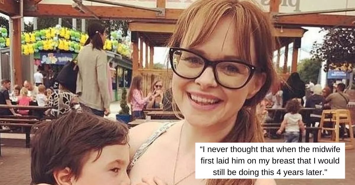 Mom Shamed Online For Breastfeeding Her FourYearOld Son