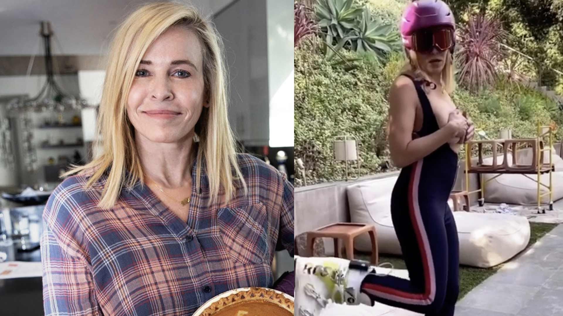chelsea handler shares topless video after death of sidekick chuy bravo che...