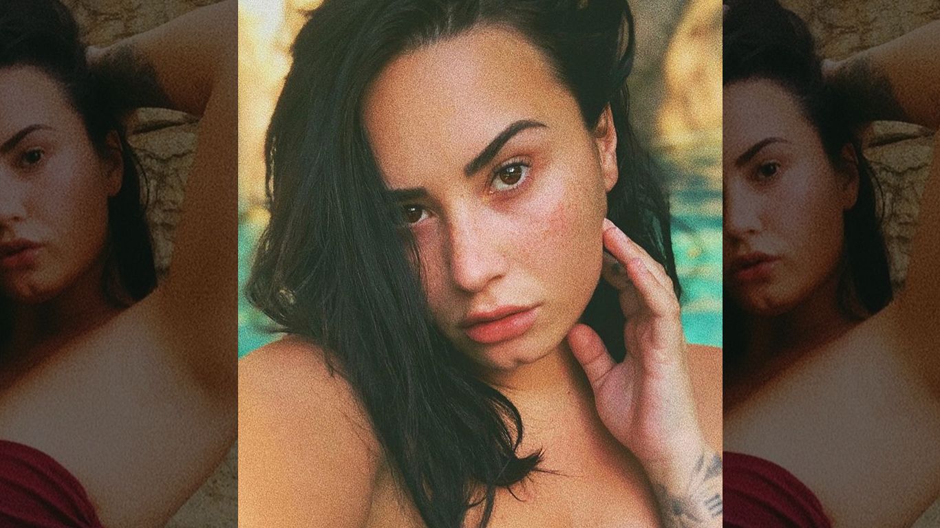 Demi Lovato Drips Sexiness In Saturday Night Swimsuit Set 