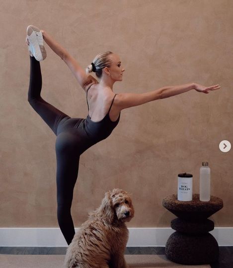 Gymnast Nastia Liukin Arches Back Without Bra For Blonde Moment