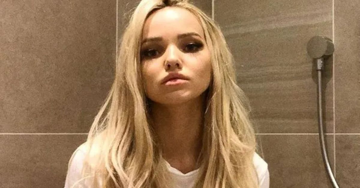 Dove Cameron Arches Back Twirling In Sheer Dress While Mesmerizing