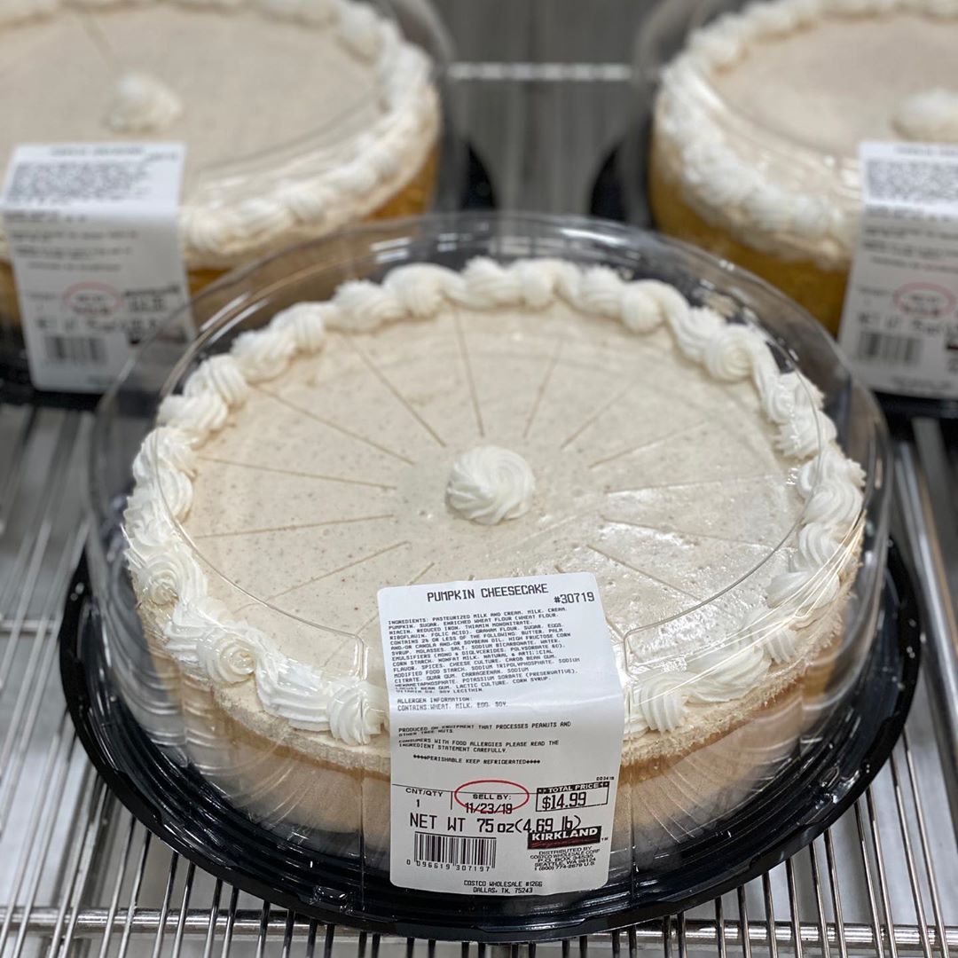 Costco's 5-Pound Pumpkin Cheesecake Is Back In Time For Thanksgiving
