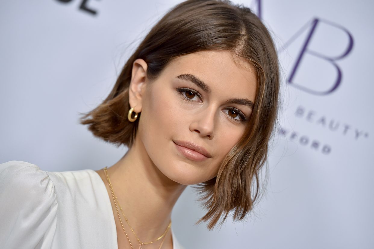 Kaia Gerber, 18, Exposes Chest On Instagram In See-Through Dress